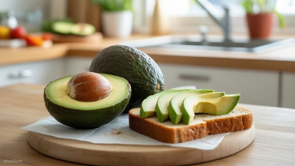 Avocado and avocado toast as healthy fat for belly fat reduction
