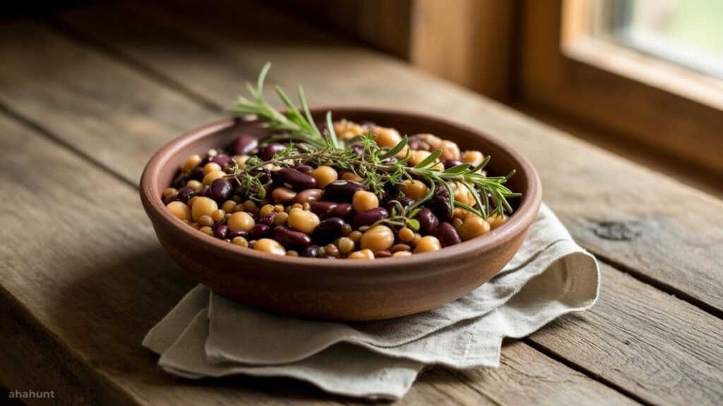 Beans and lentils high in fiber and protein for weight loss