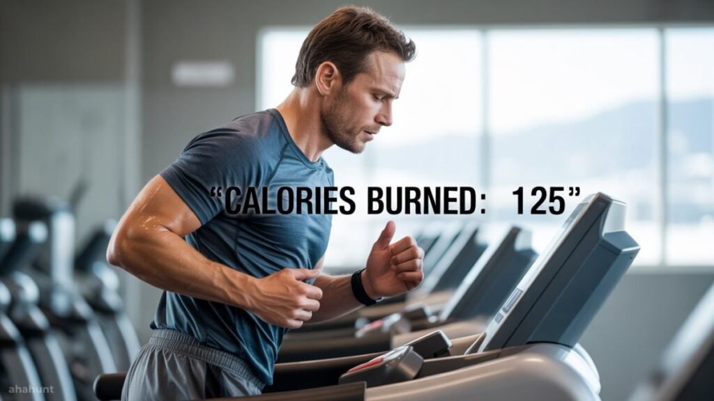 Man on treadmill showing slow metabolism from fad diets